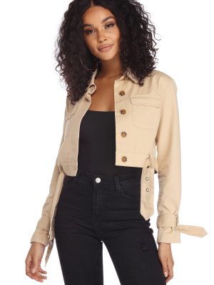 Let's Go Cropped Jacket