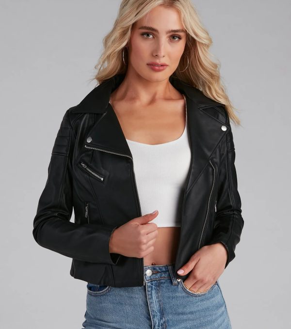 Envy Me Faux Leather Jacket - Image 3