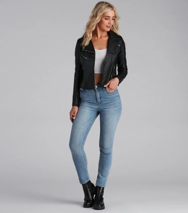 Envy Me Faux Leather Jacket - Image 4