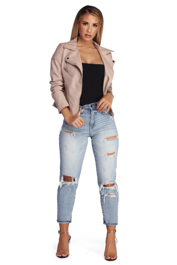 Envy Me Faux Leather Jacket - Image 6