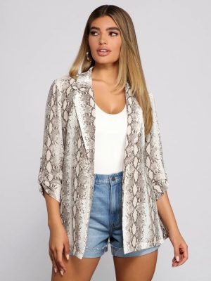 Snake Skin Mood Blazer