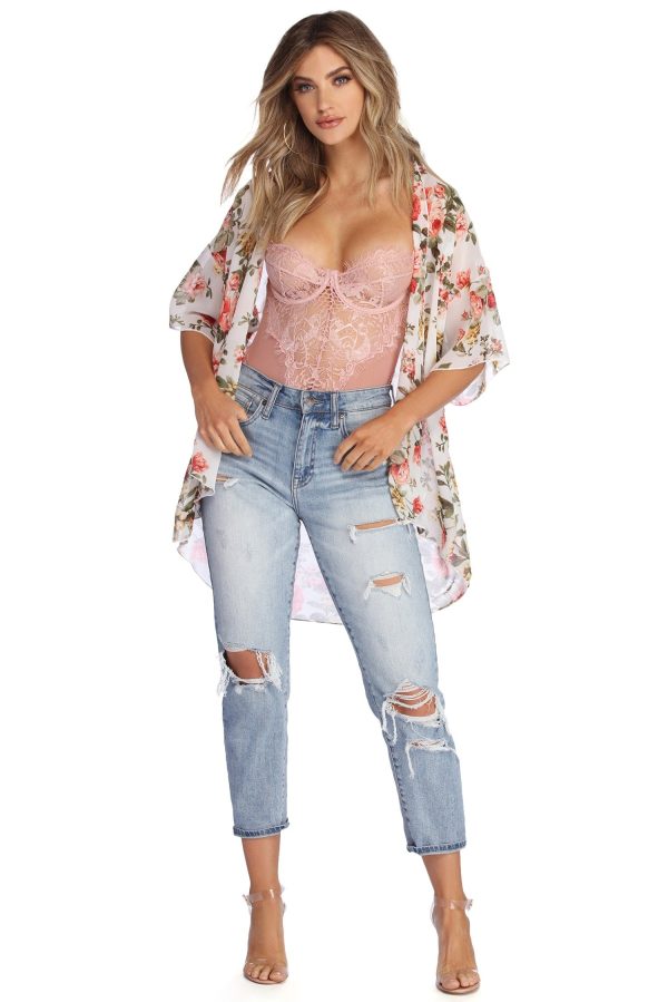 Fresh Breeze Floral Kimono - Image 5