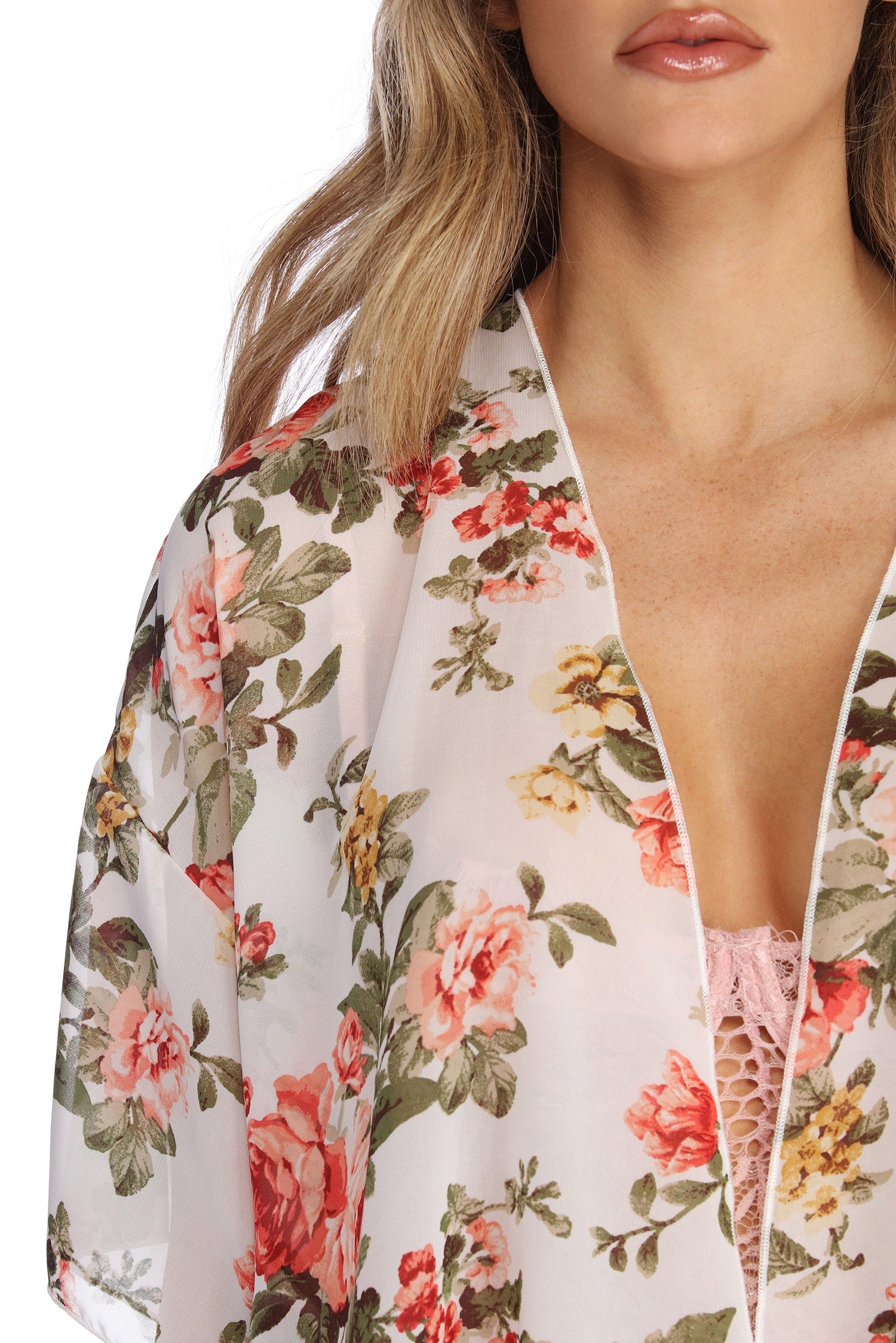 Fresh Breeze Floral Kimono - Image 7
