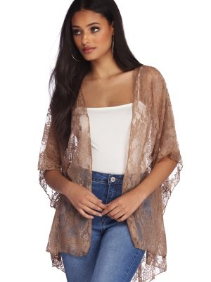 Flirty In Lace Kimono