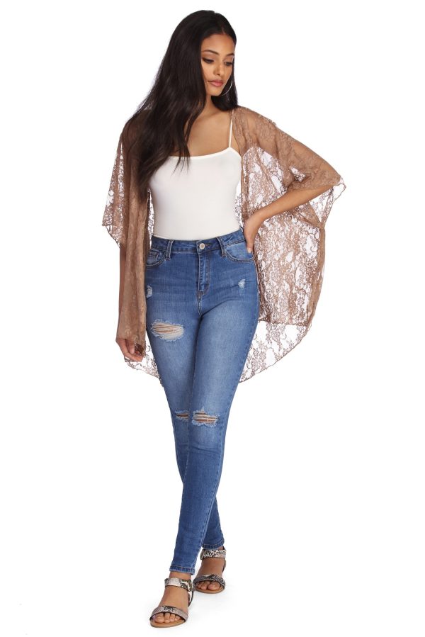 Flirty In Lace Kimono - Image 2