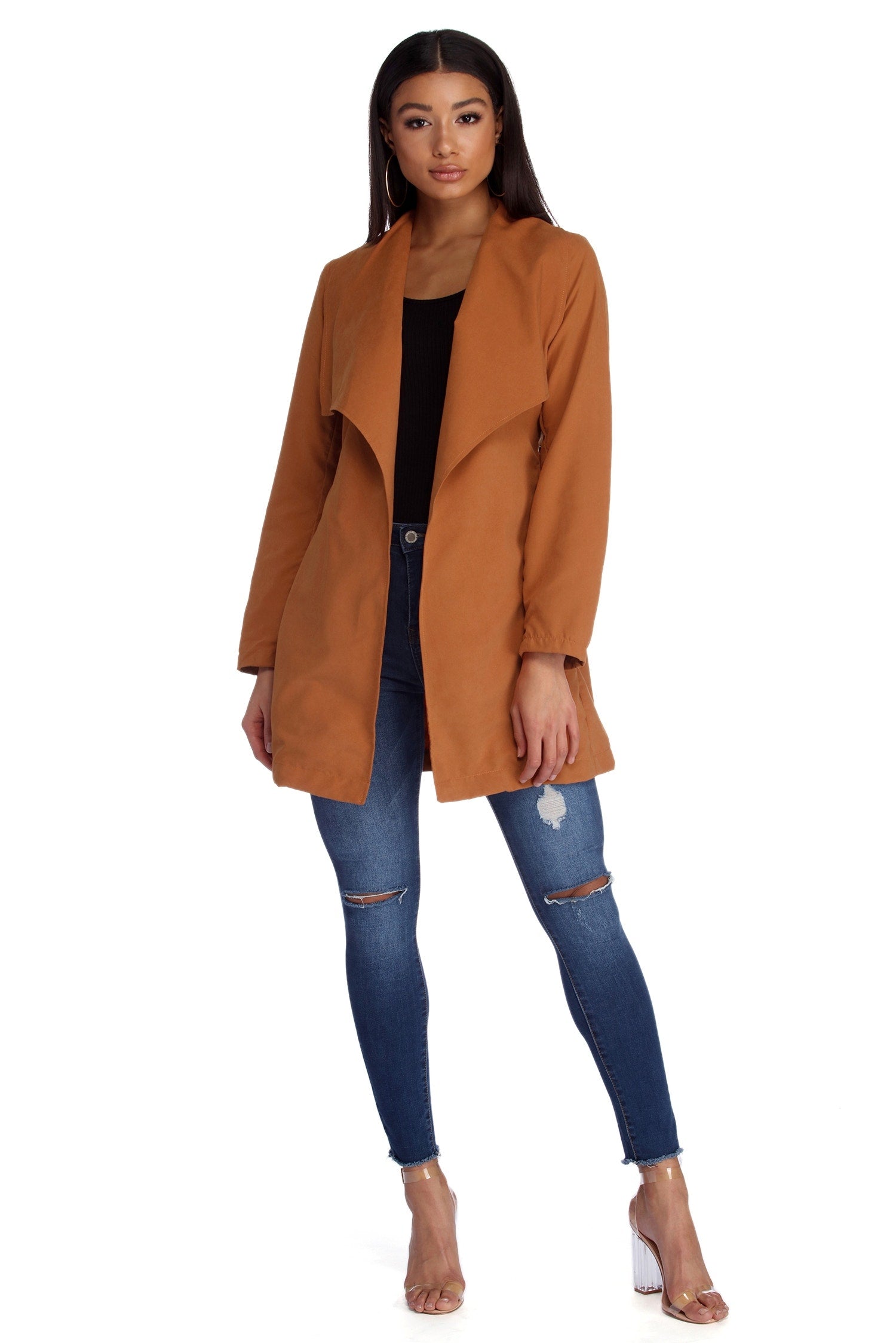 Sleek And Sophisticated Trench Coat - Image 7