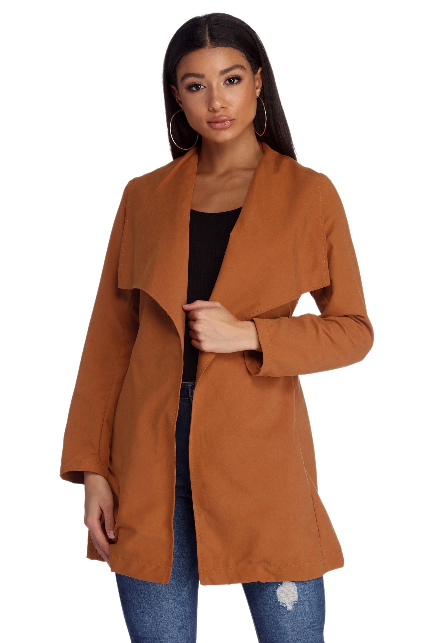 Sleek And Sophisticated Trench Coat - Image 8