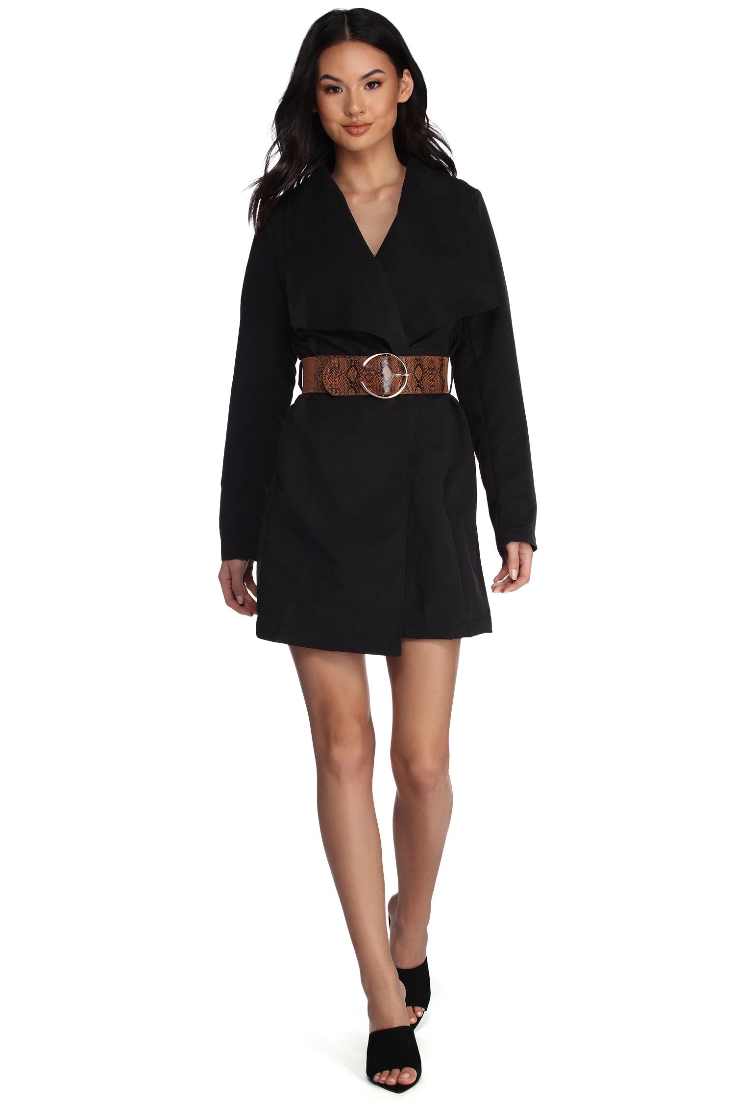 Sleek And Sophisticated Trench Coat - Image 2