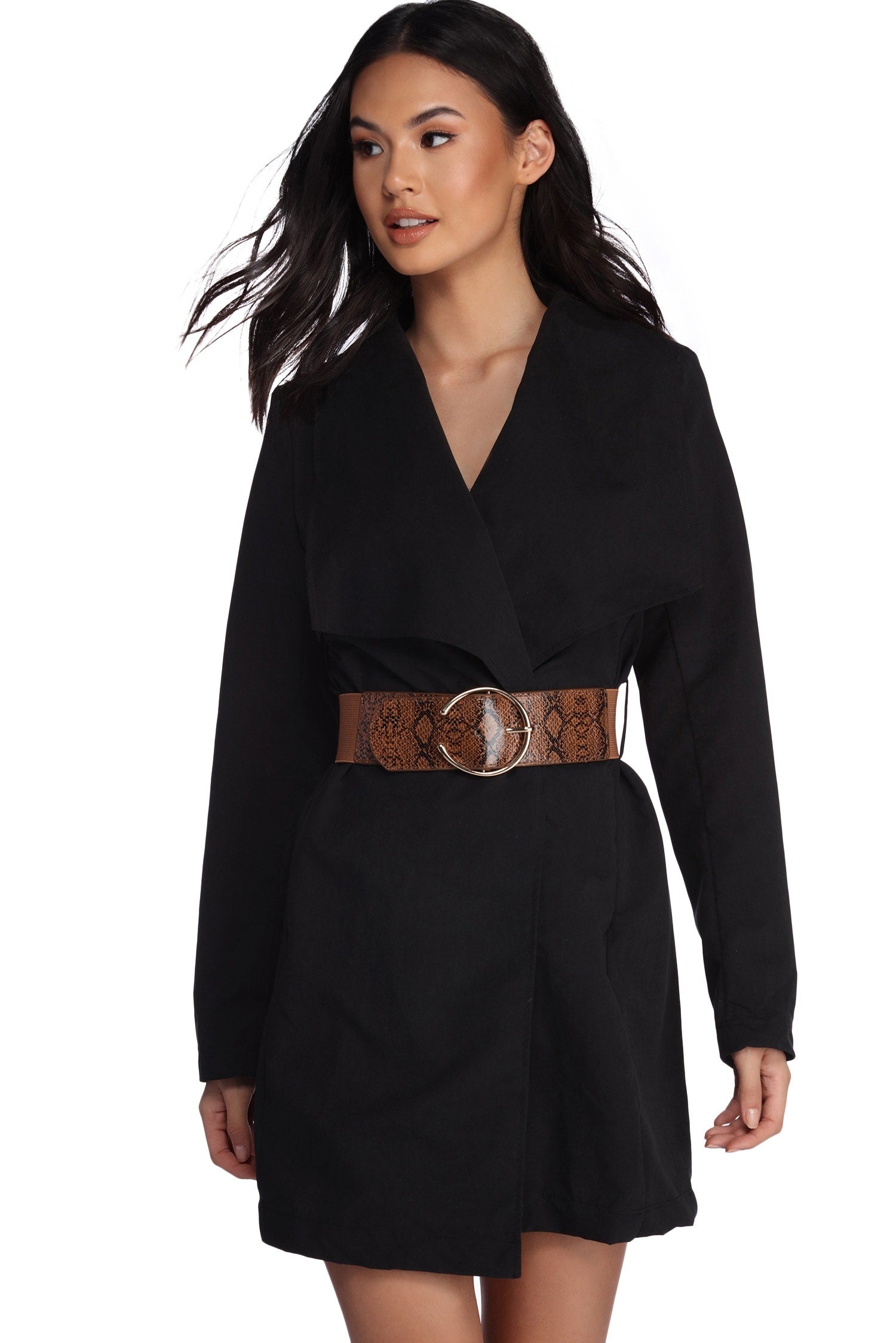 Sleek And Sophisticated Trench Coat - Image 3