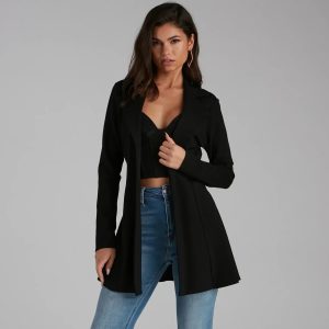 She's A Boss Trench Coat