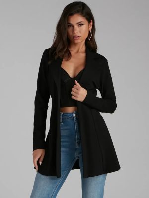 She's A Boss Trench Coat