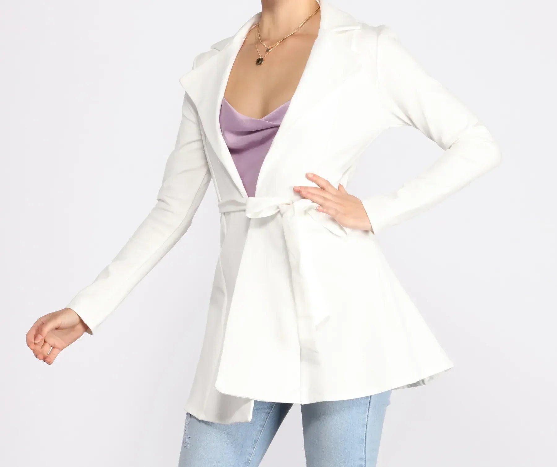 She's A Boss Trench Coat - Image 8