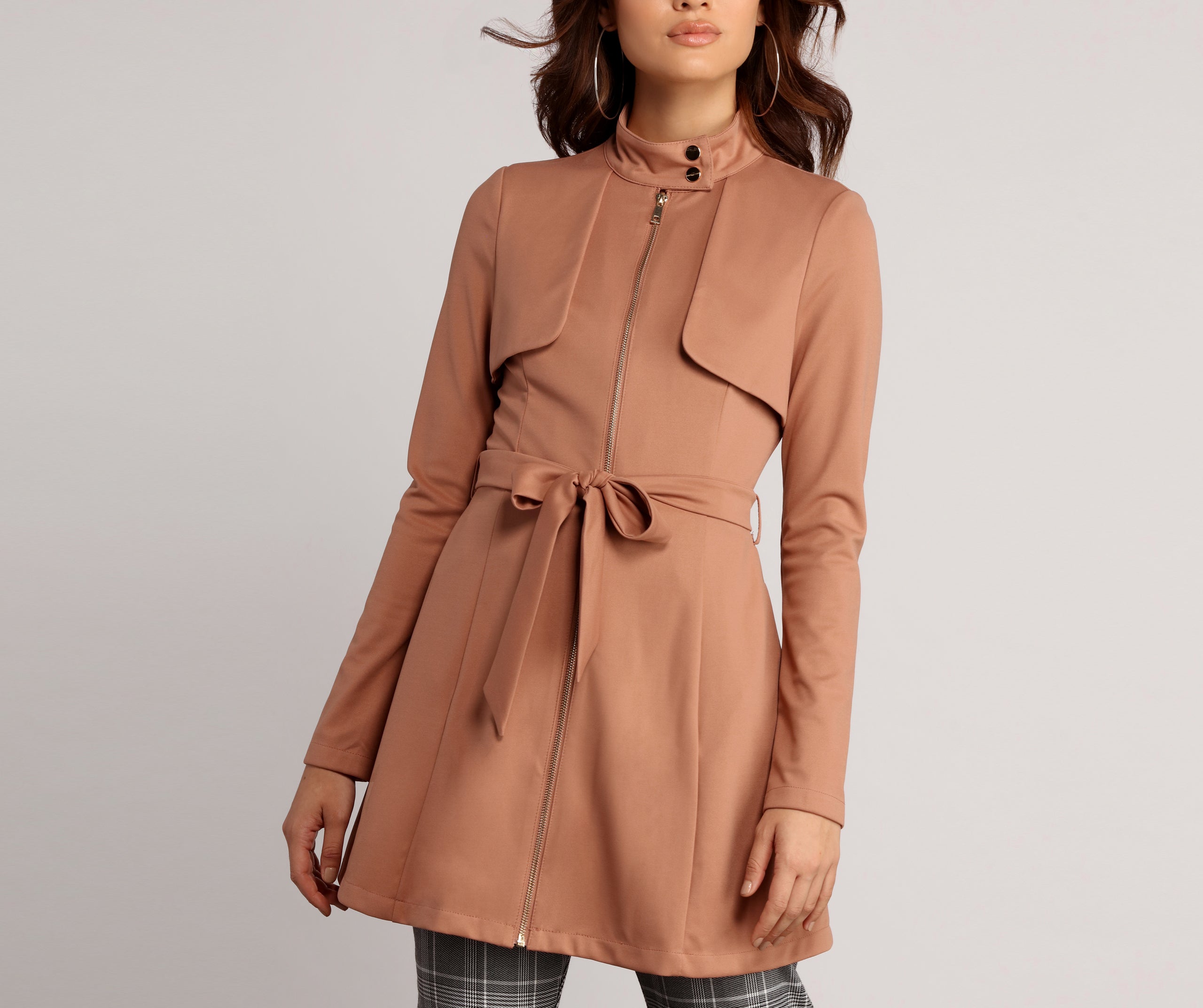 Dress It Up Trench Coat - Image 3