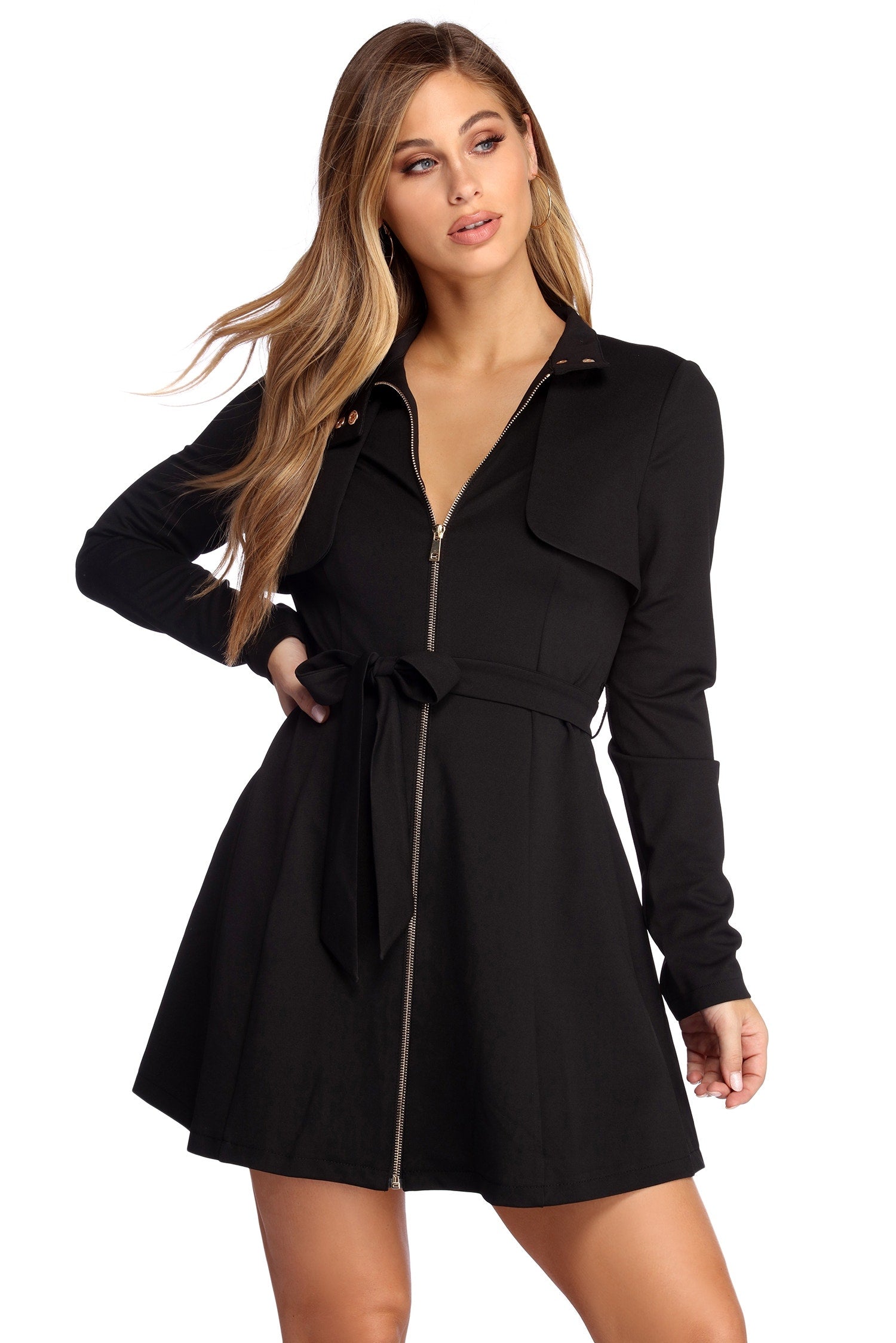 Dress It Up Trench Coat - Image 5