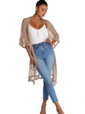 Lady Like Layers Kimono Cover Up