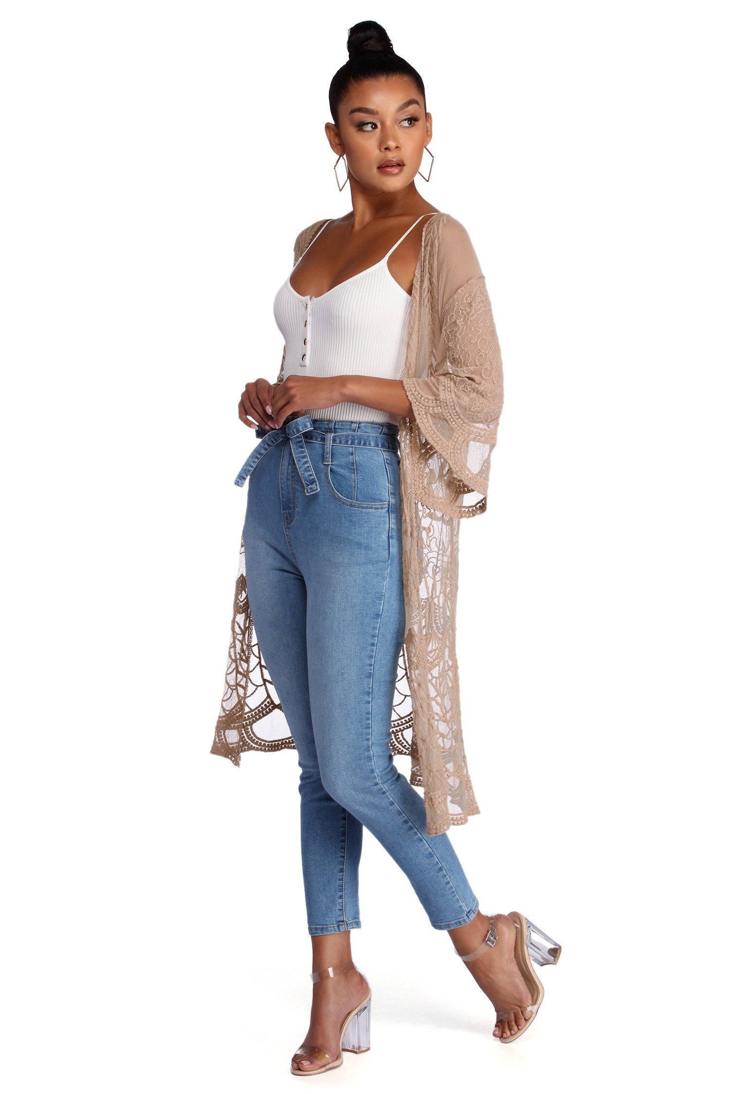 Lady Like Layers Kimono Cover Up - Image 2
