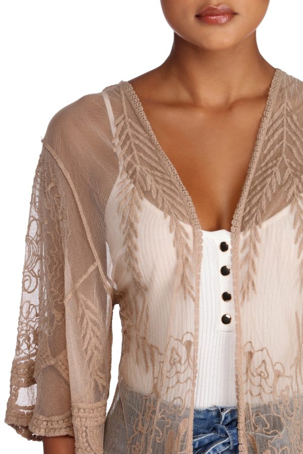 Lady Like Layers Kimono Cover Up - Image 4