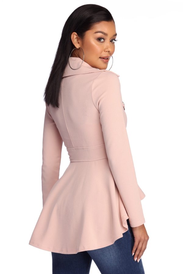 Something Sweet Peplum Jacket - Image 3