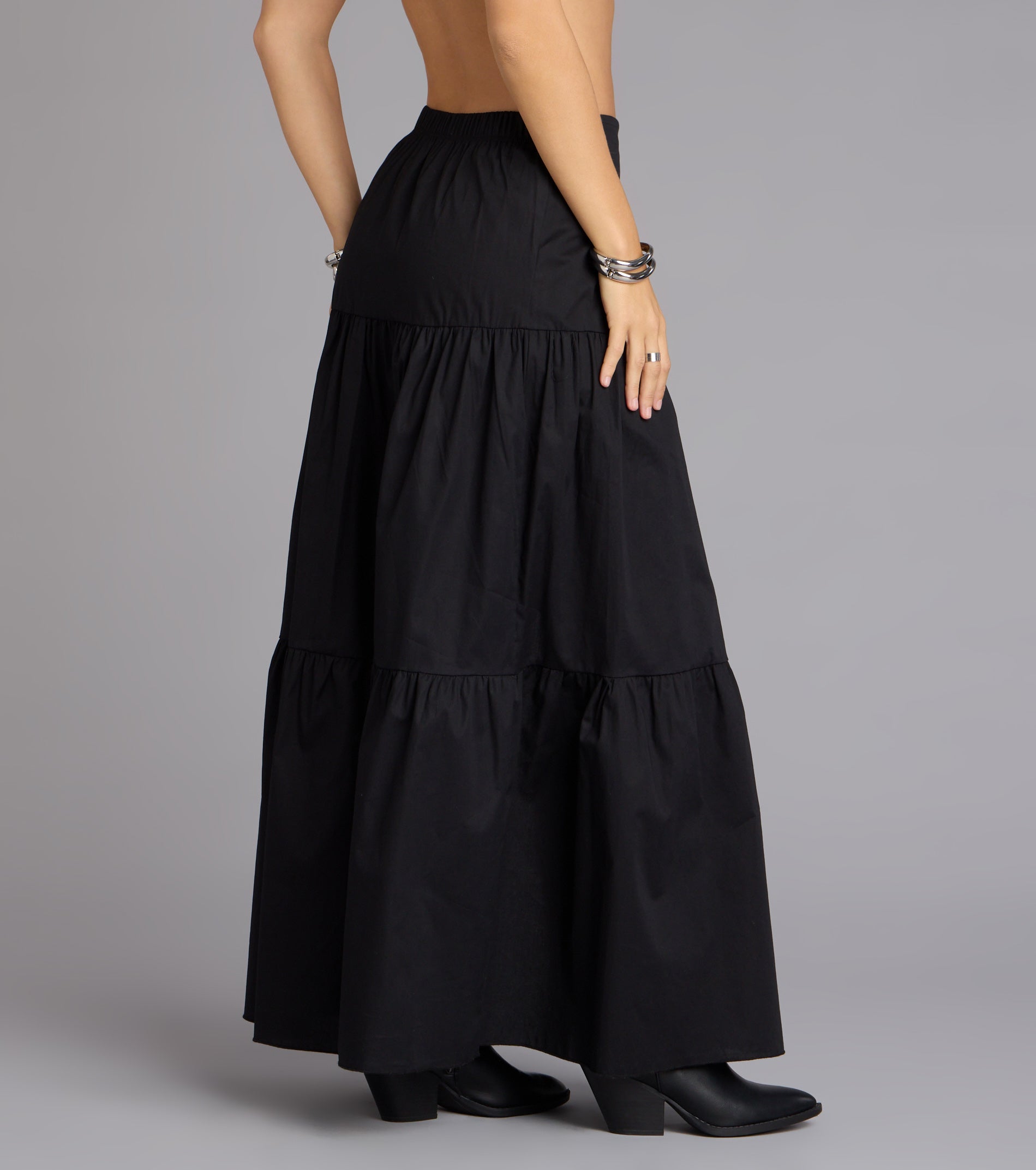 Daydream Flow High-Rise Peasant Maxi Skirt - Image 2