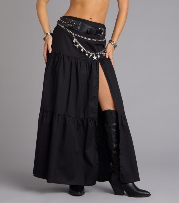 Daydream Flow High-Rise Peasant Maxi Skirt - Image 4