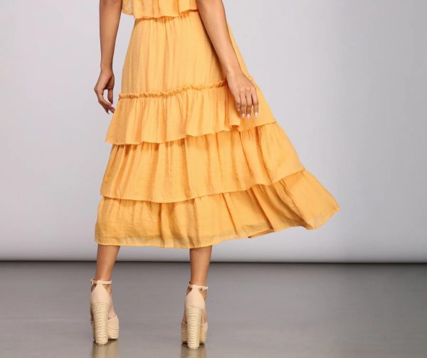 Boho Flow Tiered Maxi Skirt - Image 7