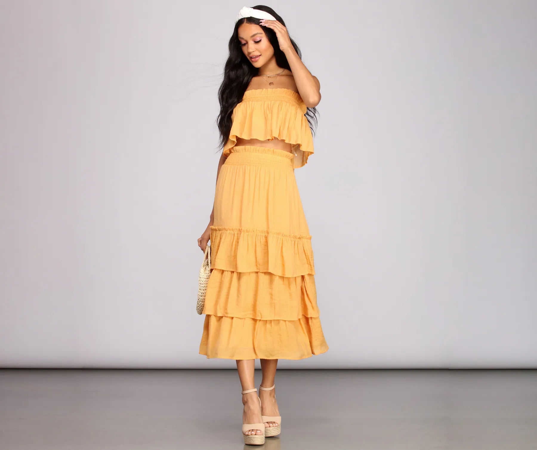 Boho Flow Tiered Maxi Skirt - Image 8