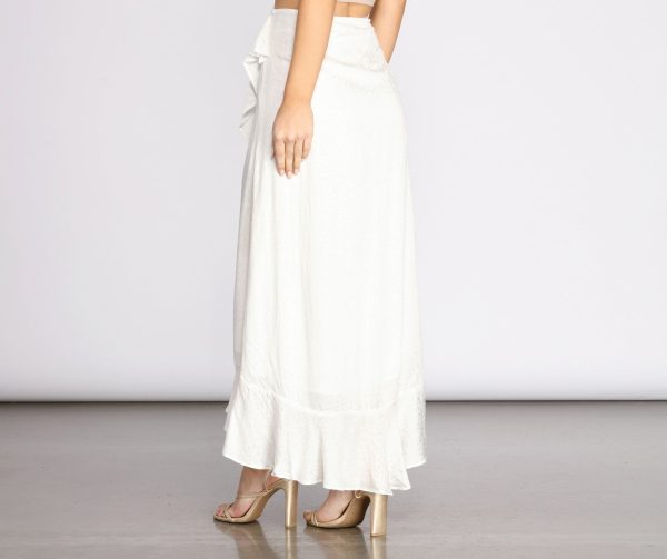 Wrap Me In Ruffles Maxi Skirt - Image 2