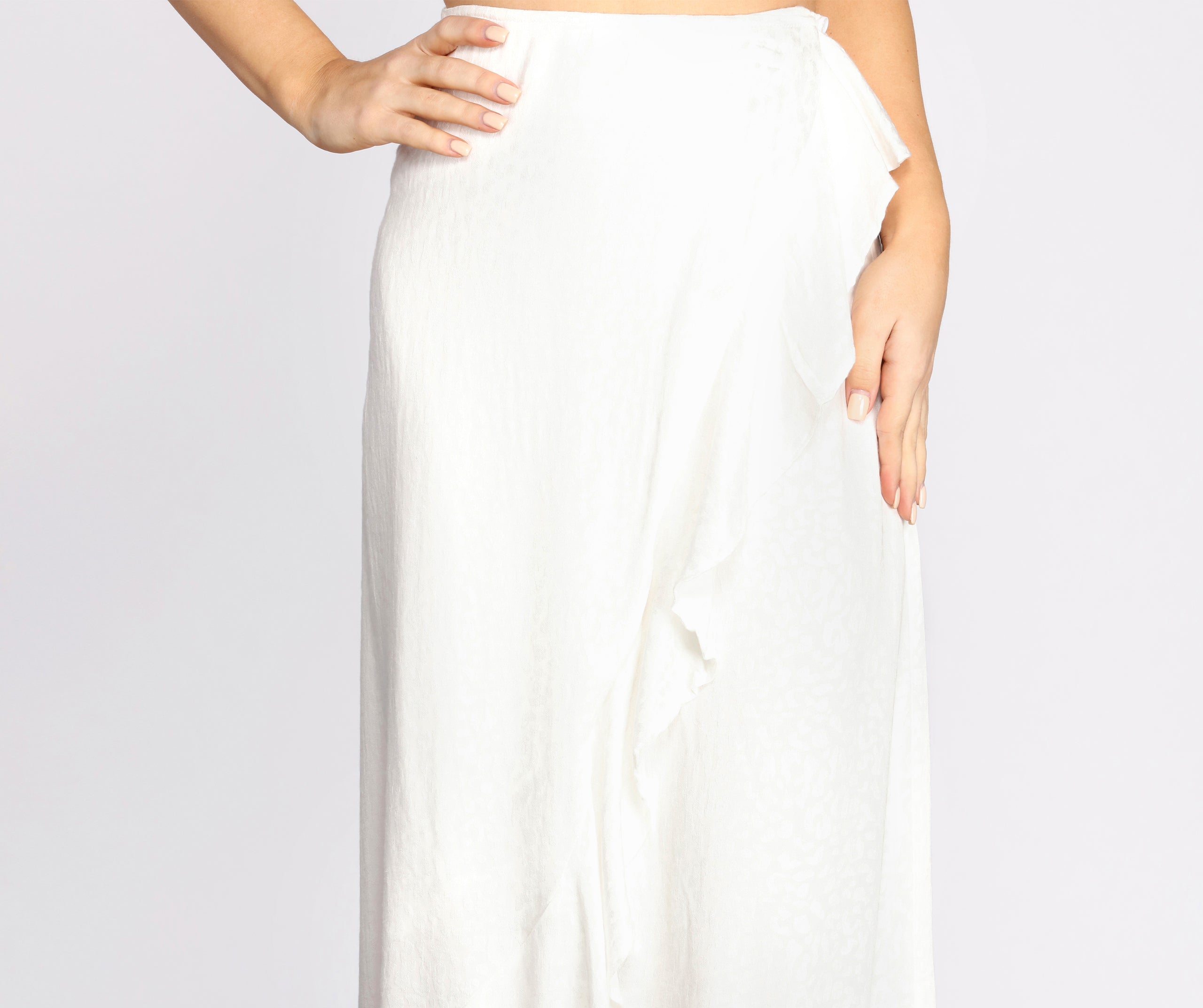 Wrap Me In Ruffles Maxi Skirt - Image 3