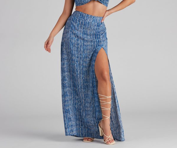Girl's Trip Boho Slit Maxi Skirt - Image 2