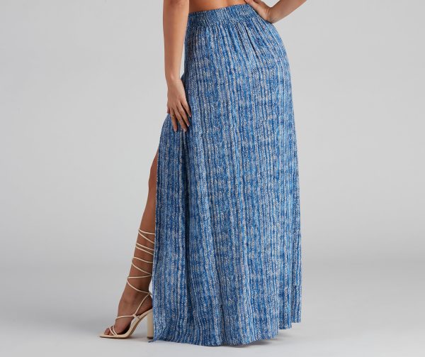 Girl's Trip Boho Slit Maxi Skirt - Image 3