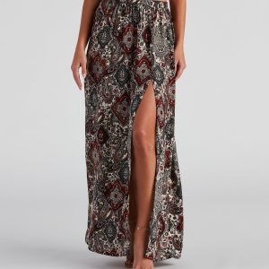 Who's That Girl Boho Maxi Skirt