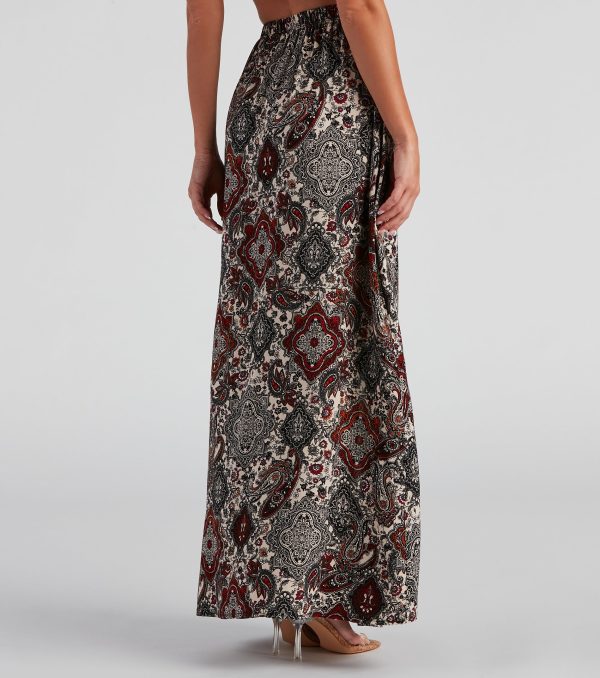 Who's That Girl Boho Maxi Skirt - Image 3
