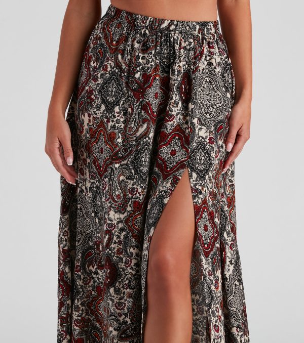 Who's That Girl Boho Maxi Skirt - Image 4