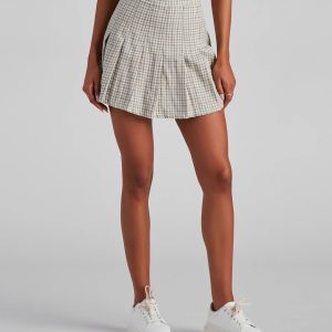 Totally Fab Plaid Skort