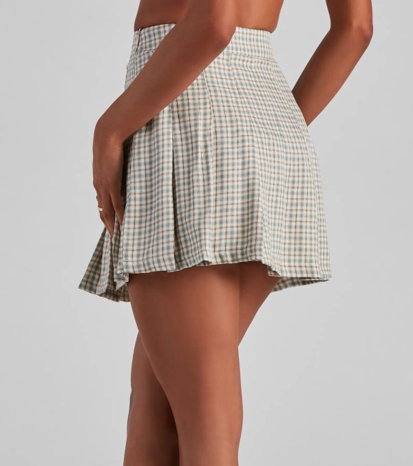 Totally Fab Plaid Skort - Image 3