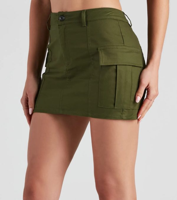 Cadet Girl Cargo Mini Skirt - Image 8