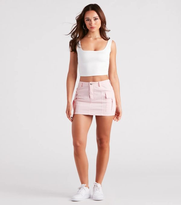 Cadet Girl Cargo Mini Skirt - Image 10