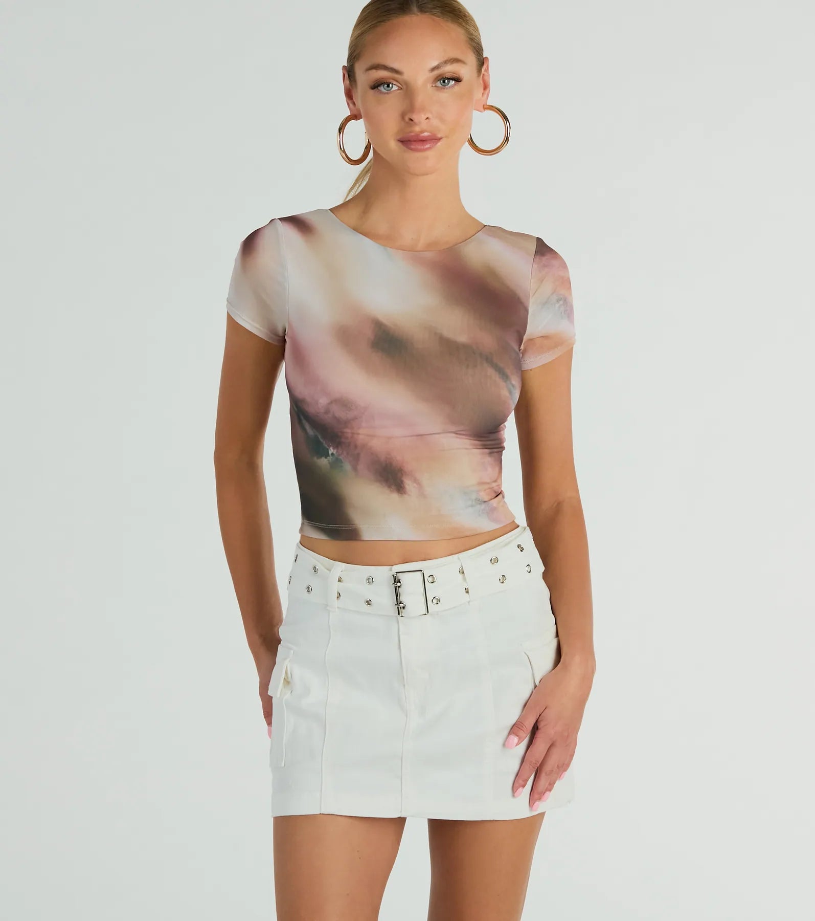 Cute And Trendy Cargo Mini Skirt - Image 9