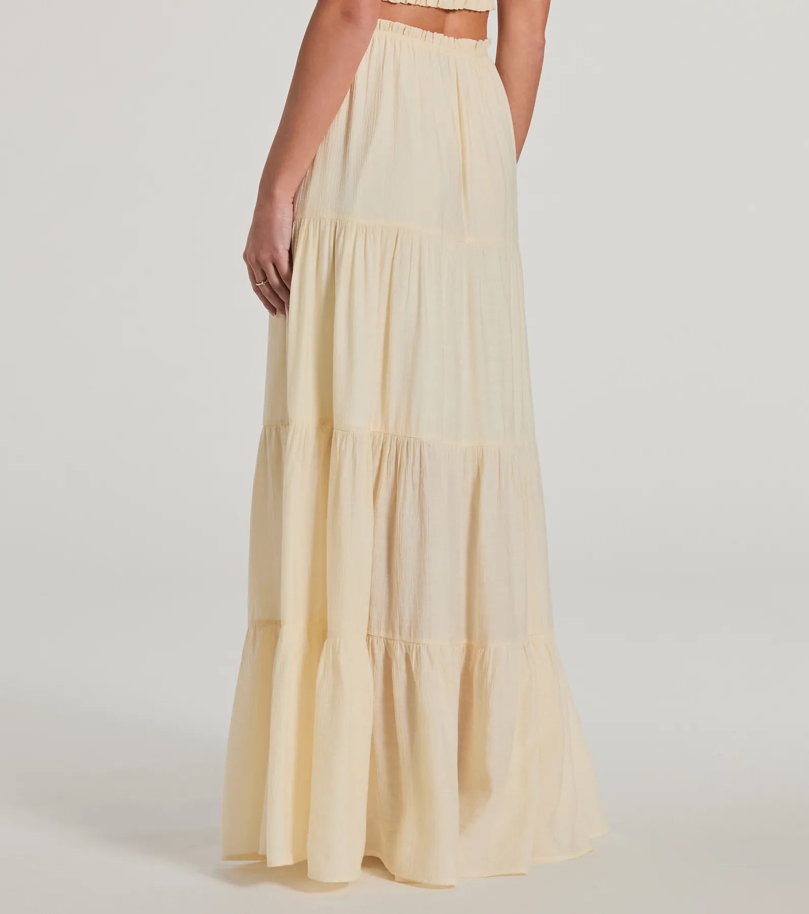 Romance For Two High Rise Slit Maxi Skirt - Image 2