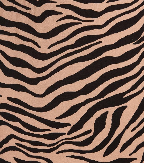 On The Prowl High Rise Zebra Maxi Skirt - Image 4