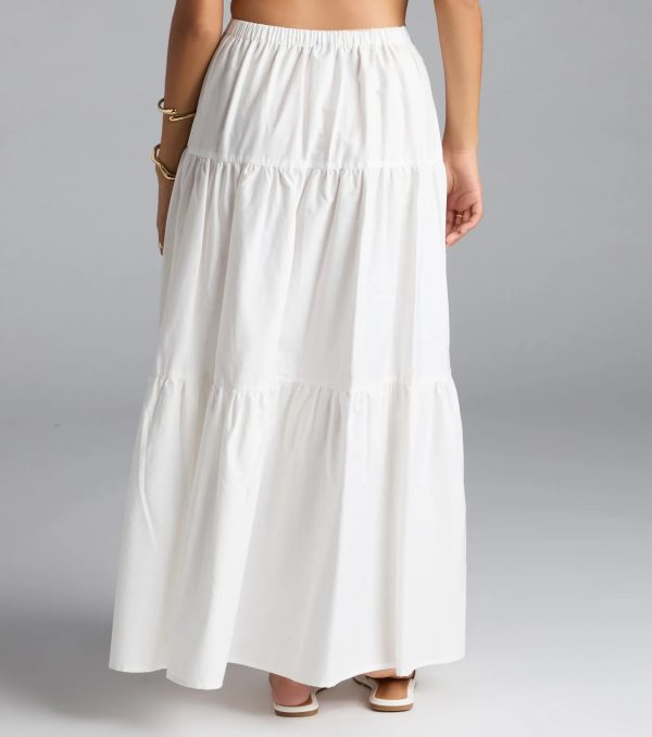 Breezy Babe High-Rise Slit Maxi Skirt - Image 3