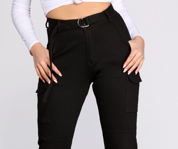 Cutie In Charge Cargo Joggers - Image 4