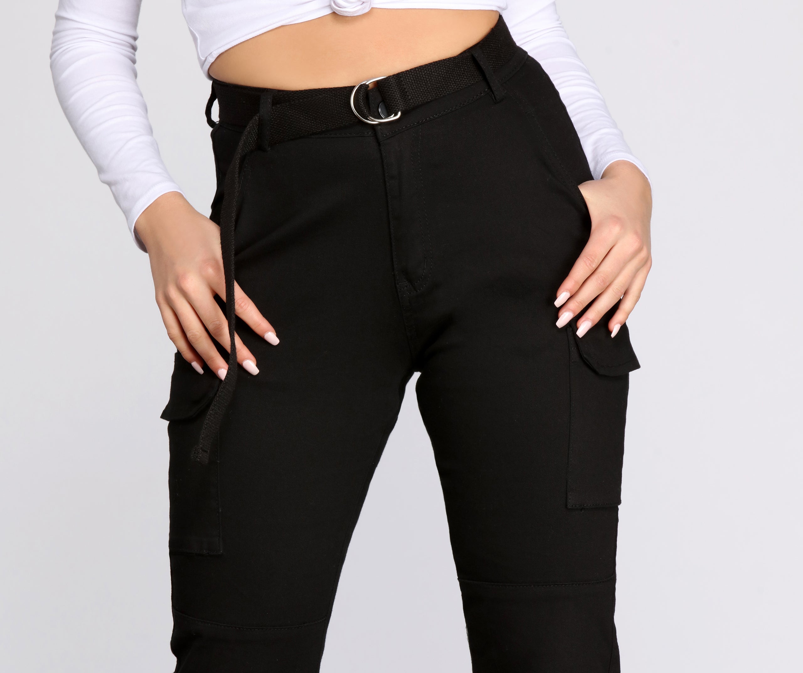 Cutie In Charge Cargo Joggers - Image 4