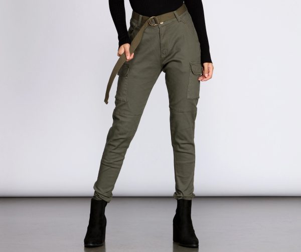 Cutie In Charge Cargo Joggers - Image 6