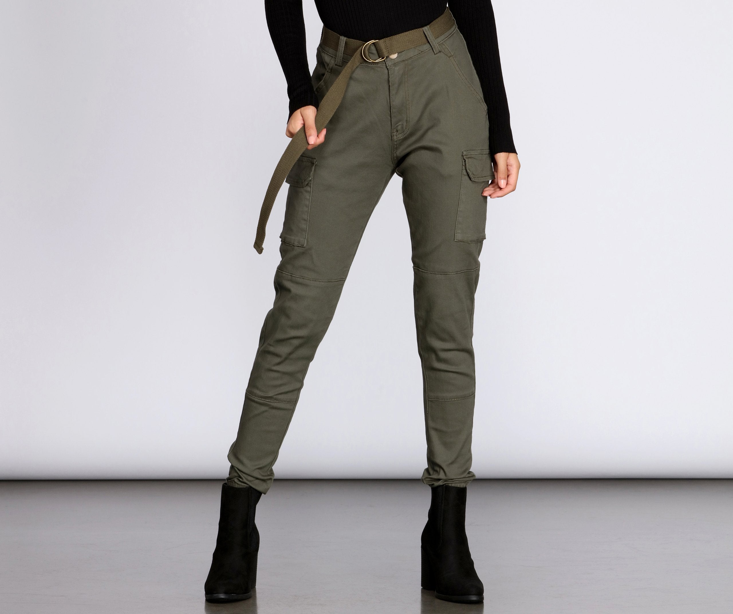 Cutie In Charge Cargo Joggers - Image 6