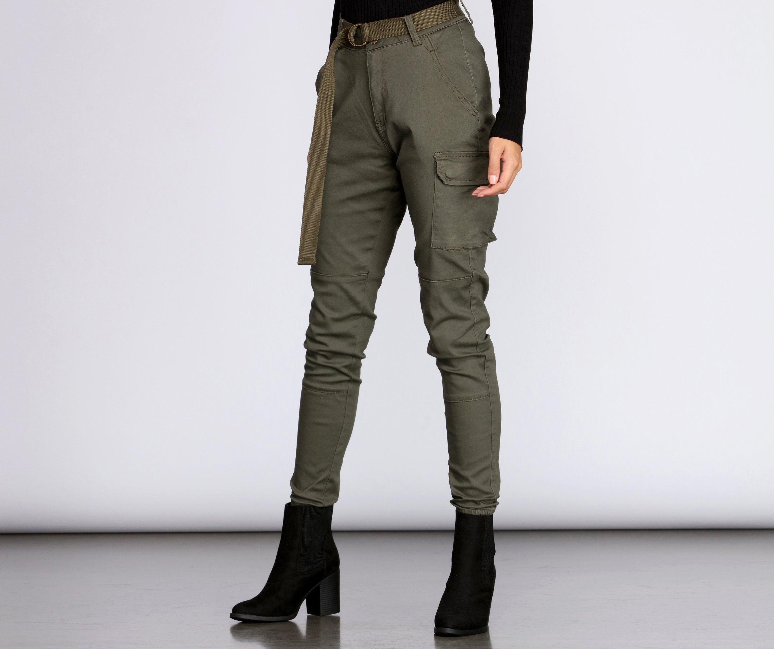 Cutie In Charge Cargo Joggers - Image 7