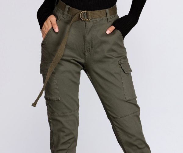 Cutie In Charge Cargo Joggers - Image 8