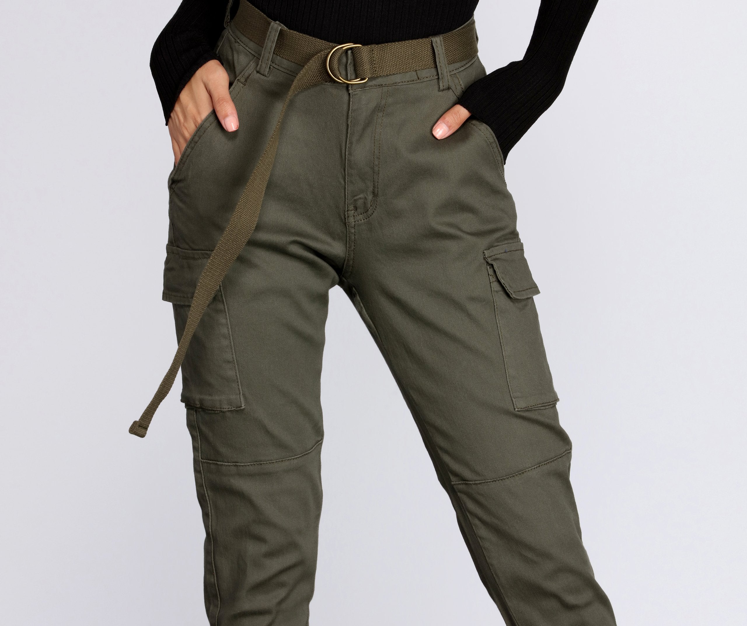 Cutie In Charge Cargo Joggers - Image 8