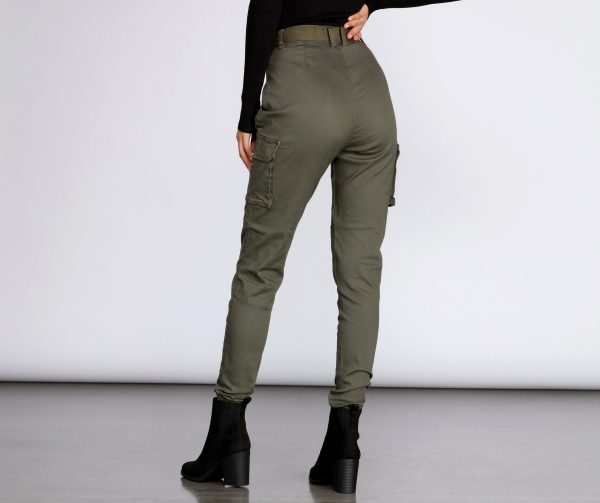 Cutie In Charge Cargo Joggers - Image 9