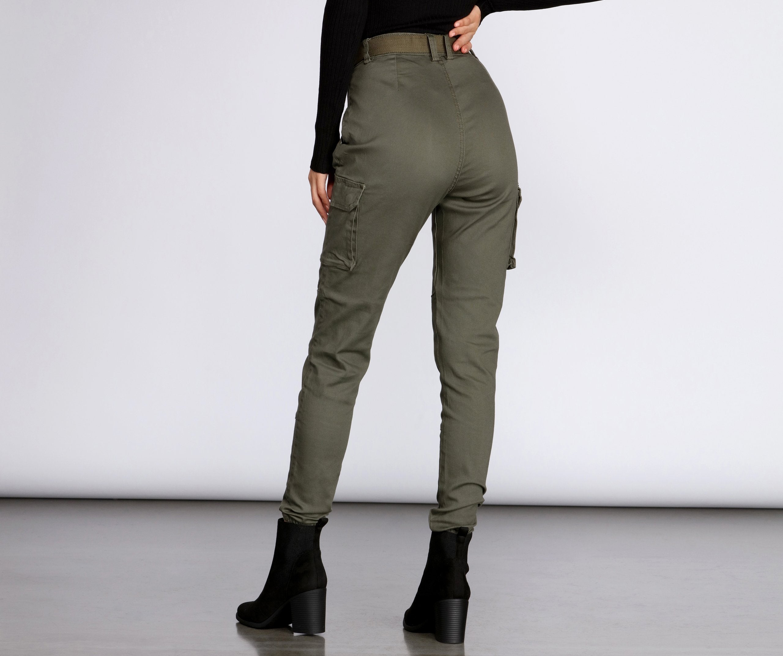 Cutie In Charge Cargo Joggers - Image 9